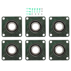 Set of 6 Pillow Block Bearings for UCF211-32 (2" Bore)