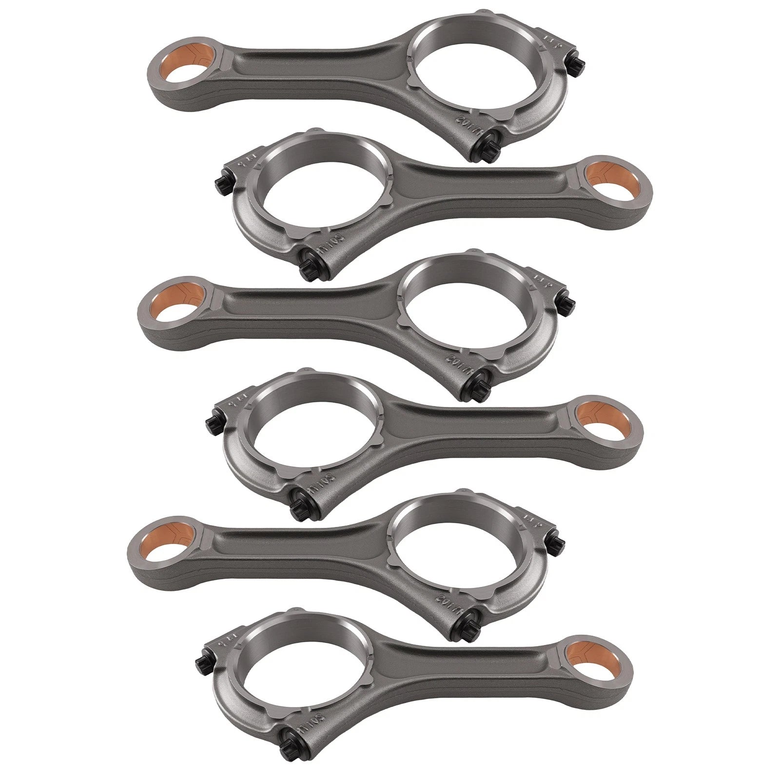 Set of 6 Connecting Rods for RAM 1500 3.0L V6 Turbo Diesel (2014–2018)