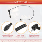 3X Spark Plug Wire Ignition Coil Cable No. 9091915308 for Lexus ES300 (1996–2003)