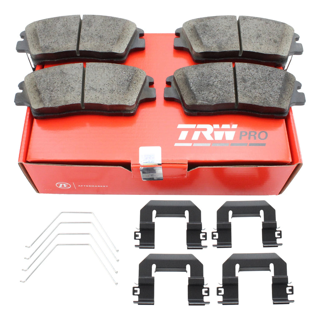 Set of 4 TRW Pro Front Ceramic Brake Pads for Hyundai Elantra Tucson Sportage