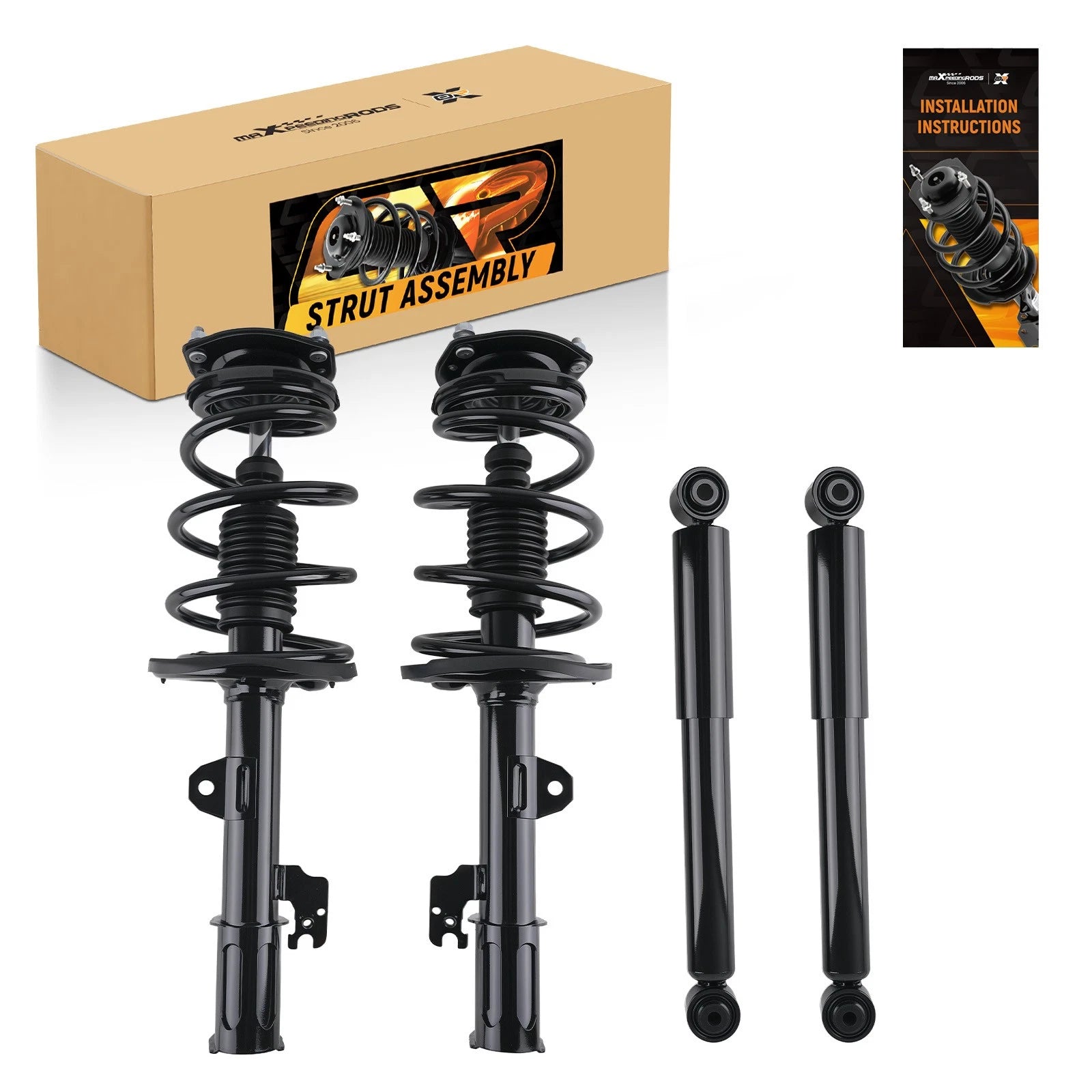 Front Struts Coil Springs Rear Shocks Assembly for Lexus RX350 RX450h (2010–2015)