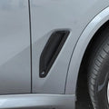 Black Side Fender Air Vent Trim Covers for BMW X5 (2019-2022)
