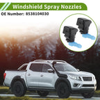 Windshield Washer Nozzle Set with Hose Connector for Toyota (No. 8538104030)