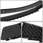 Front Bumper Lower Grille for Ford Ranger (2019–2023) Matte Black Reinforced Plastic