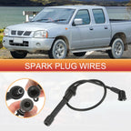 6X Spark Plug Wire Ignition Coil Cable No. 224500W025 for Nissan Frontier (2005–2023)