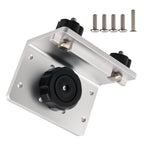90-Degree Boat Track Adapter for Gunnel Mount System (Aluminum, Silver)