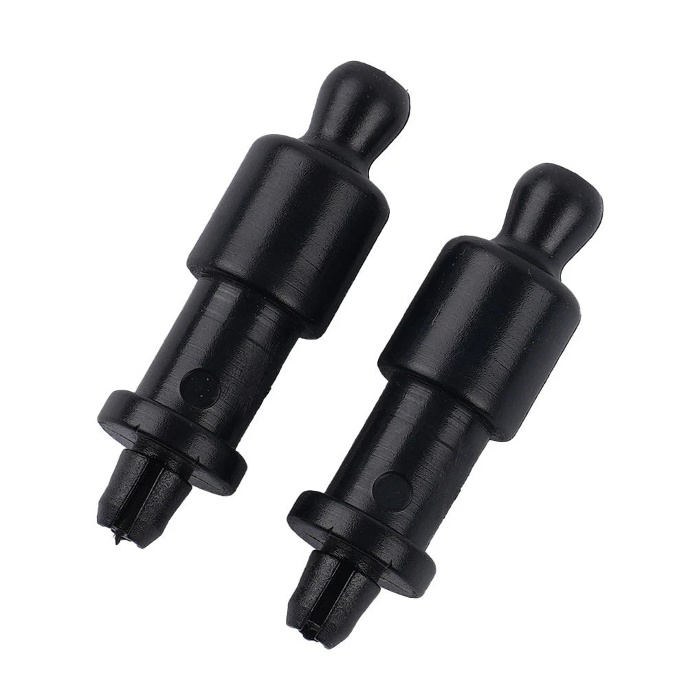 2X Plastic String Clips for Parcel Shelf - Black (4.5x1.2cm)