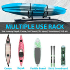 Set of 2 Kayak Roof Racks for SUV Truck Top Mount Carrier