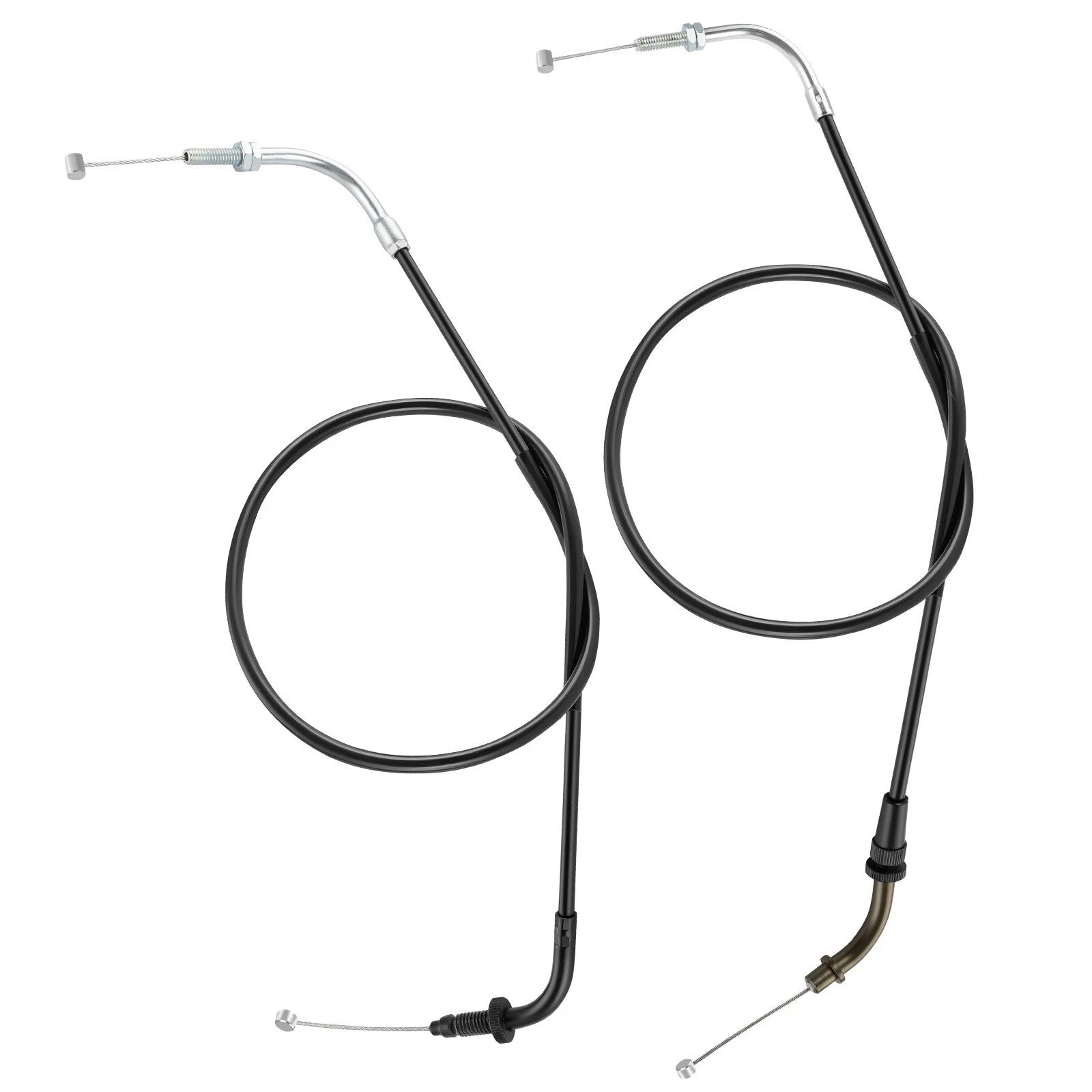 2pcs Throttle Cable for Yamaha Virago V Star 250 (1996–2007) 2UJ-26311-10-00 46B-26312-00-00
