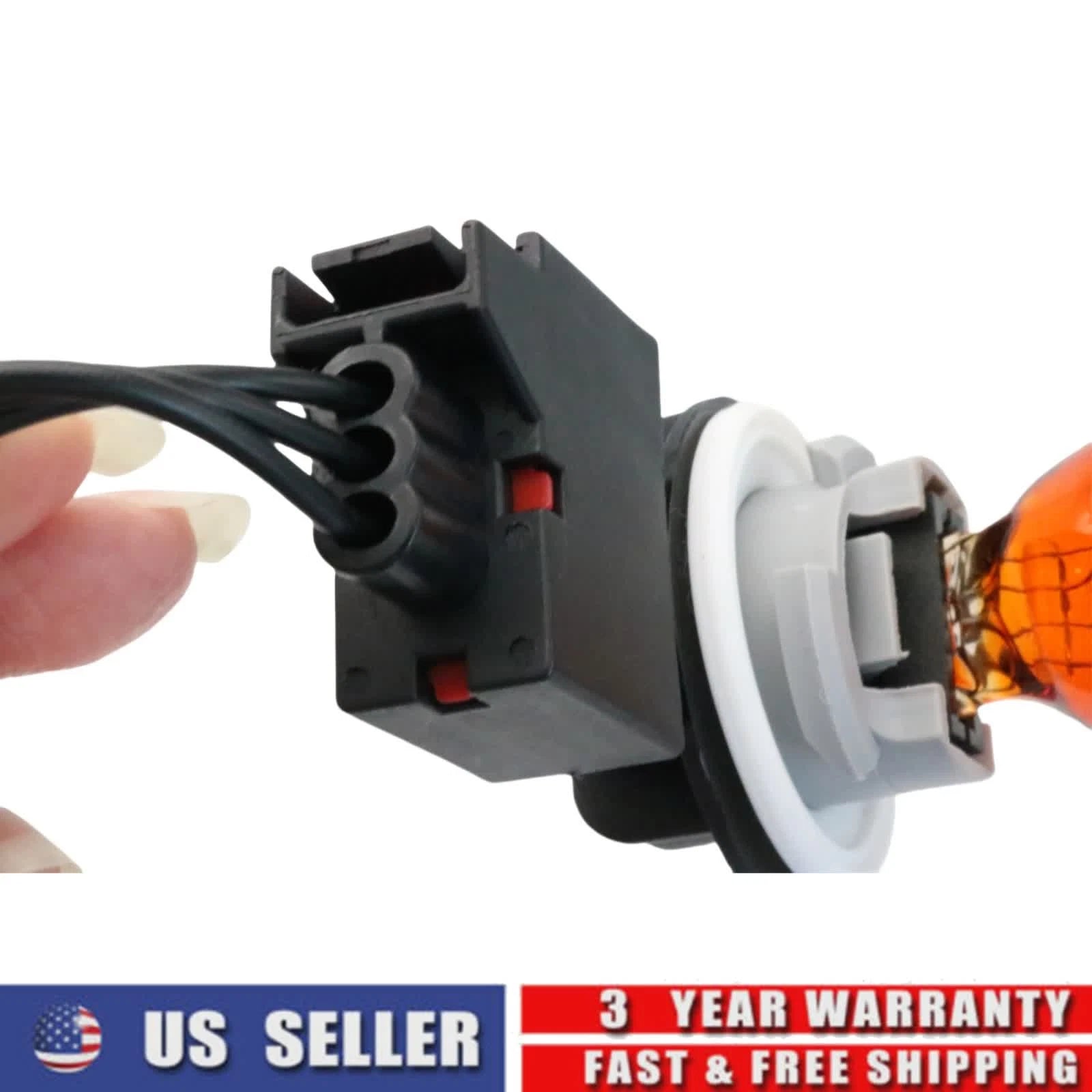 Turn Signal Socket + Bulb + Connector for Chrysler Voyager, Stratus (2001–2006)