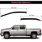 Window Visor Rain Vent Shade Guard Deflector for Toyota Corolla (2009–2013)