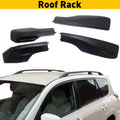 Set of 4 Black Roof Rack End Covers for Toyota RAV4 (2001–2005)