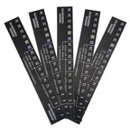 5pcs Thermometer Temperature Gauge Stickers for UK Vehicles