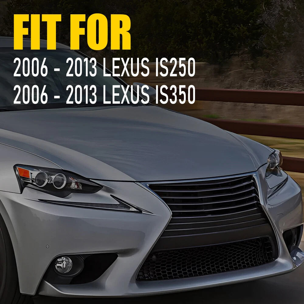 2X Bumper Reflector Cover for Lexus IS250 IS350 (2006–2013)