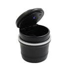Ashtray Holder for BMW - Blue LED Light Black Shell, Smoke Removal
