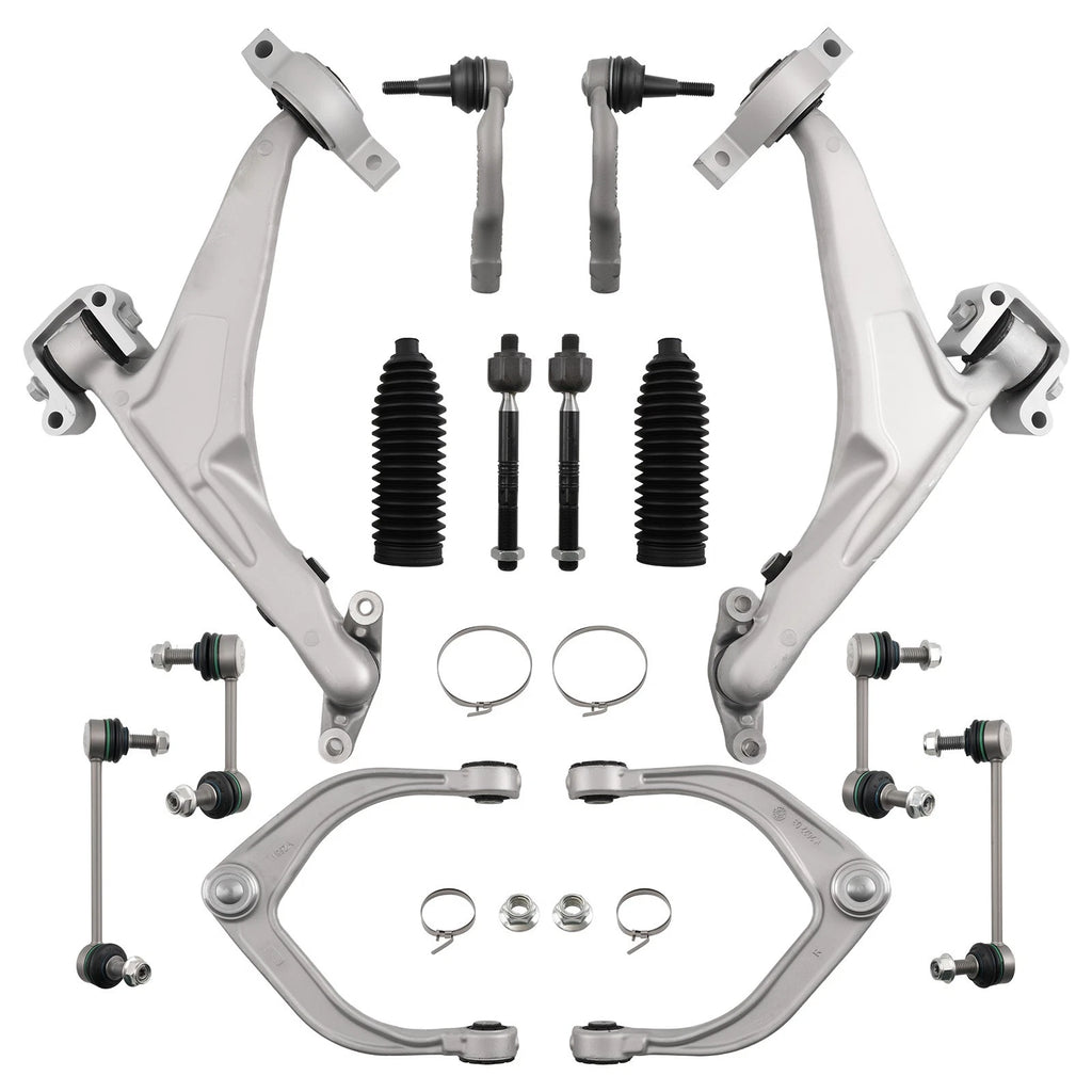 Front Lower Control Arms Kit with Ball Joints & Sway Bars for Volvo XC60 XC90 (2016–2020)