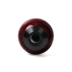Red Carbon Fiber Round Ball Gear Shift Knob Universal