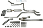 2.5" Dual Exhaust Kit for Toyota Tundra (2014–2021) Glasspack Chrome Tip