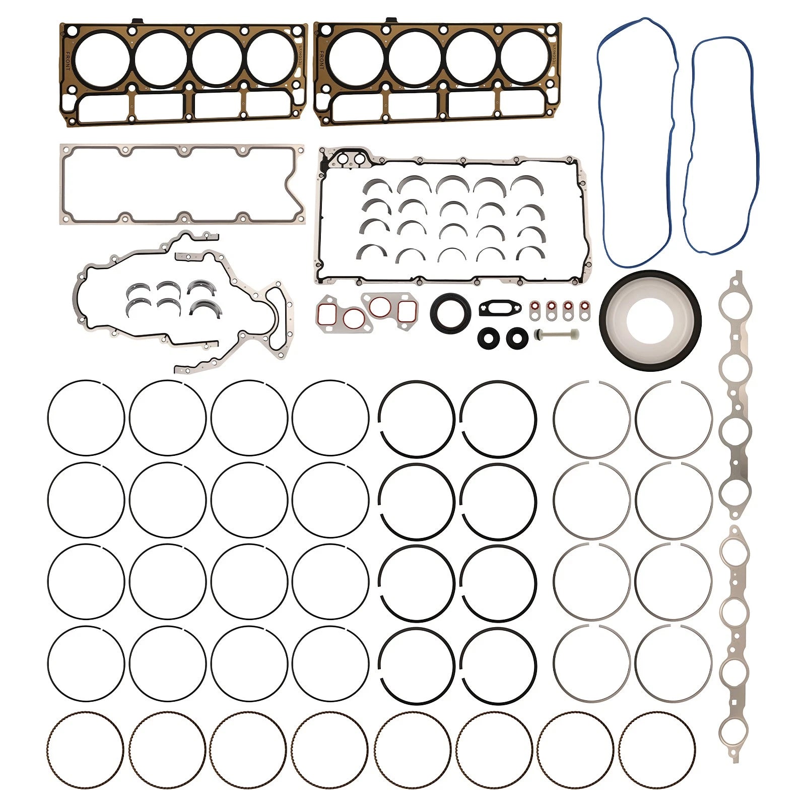 Engine Rebuild Re-Ring Kit for GMC Gen III 4.8L 5.3L 6.0L (1999–2017) 12558178