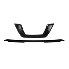 2pc Grille Overlay Gloss Black for 2018-2020 Nissan Rogue