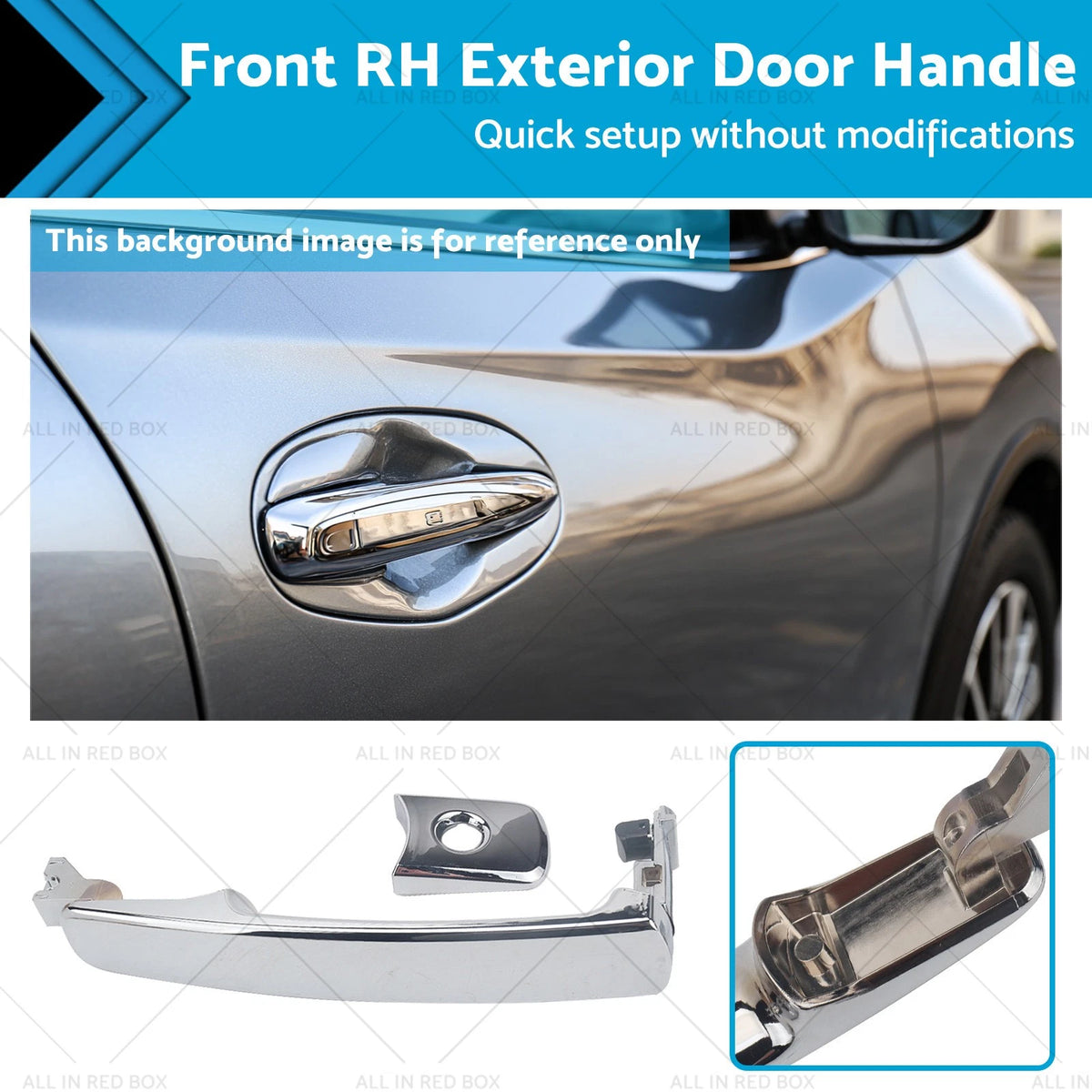 Front RH Exterior Door Handle for Nissan Murano Z50 (2003–2007)