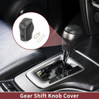 Gear Shift Knob Cover for Nissan Altima (2019–2024) Black Carbon Fiber