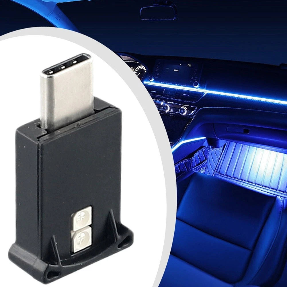 USB-C Type-C LED Ambient Light for Car Interior (Universal)