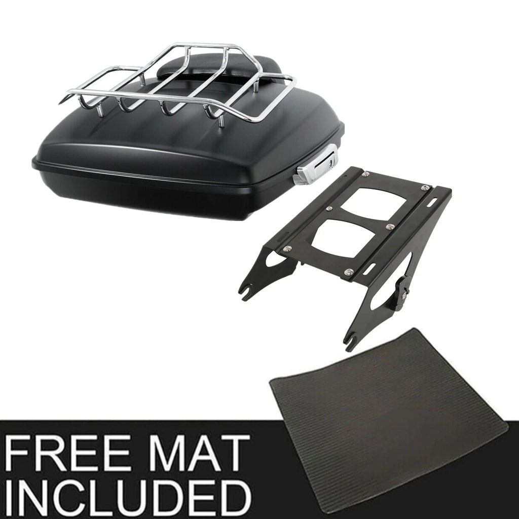 Razor Trunk Backrest Mount Rack for Harley Touring Street Road Glide (2014–2023)