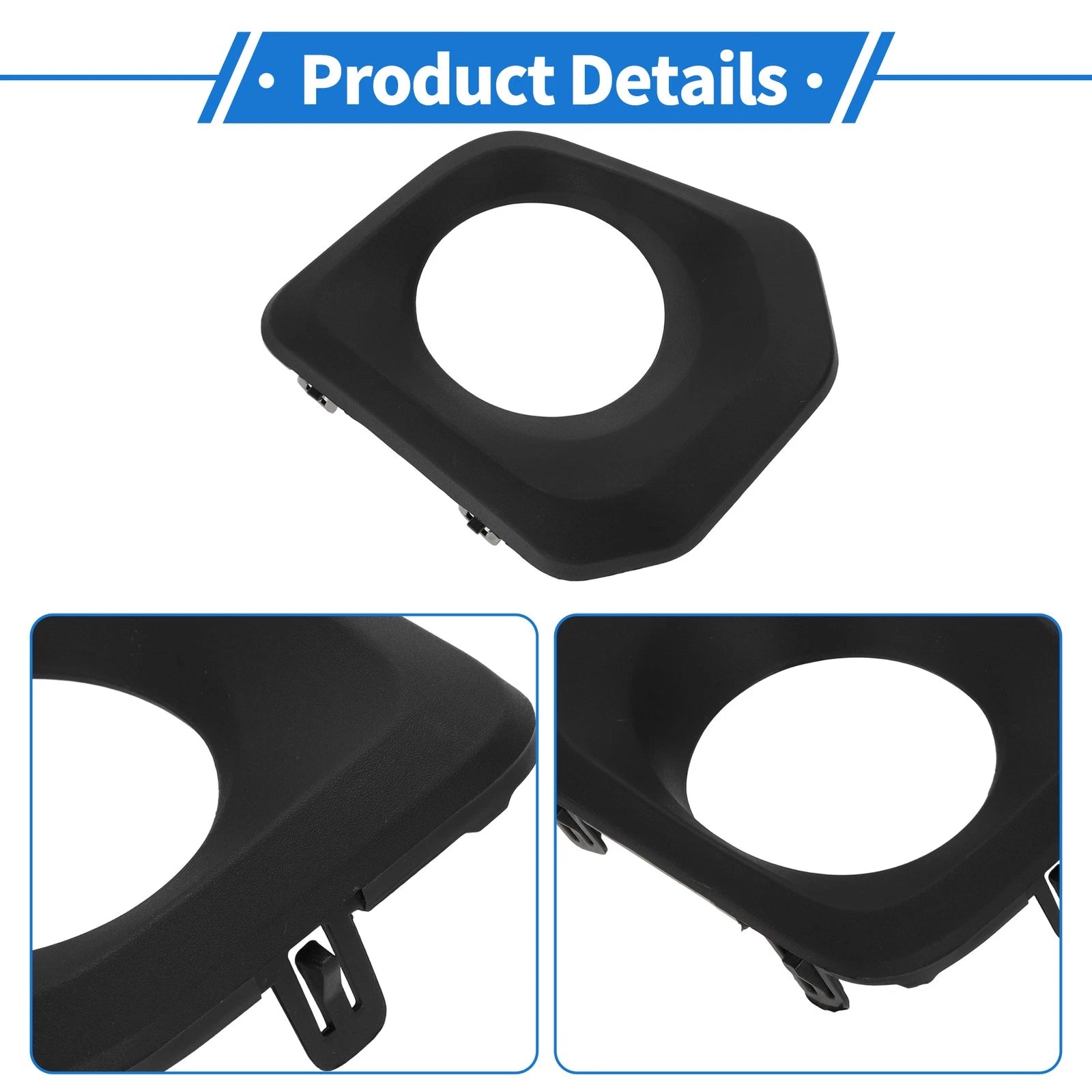 Set of 2 Front Bumper Fog Light Covers No.5212804020 for Toyota Tacoma (2016–2023)