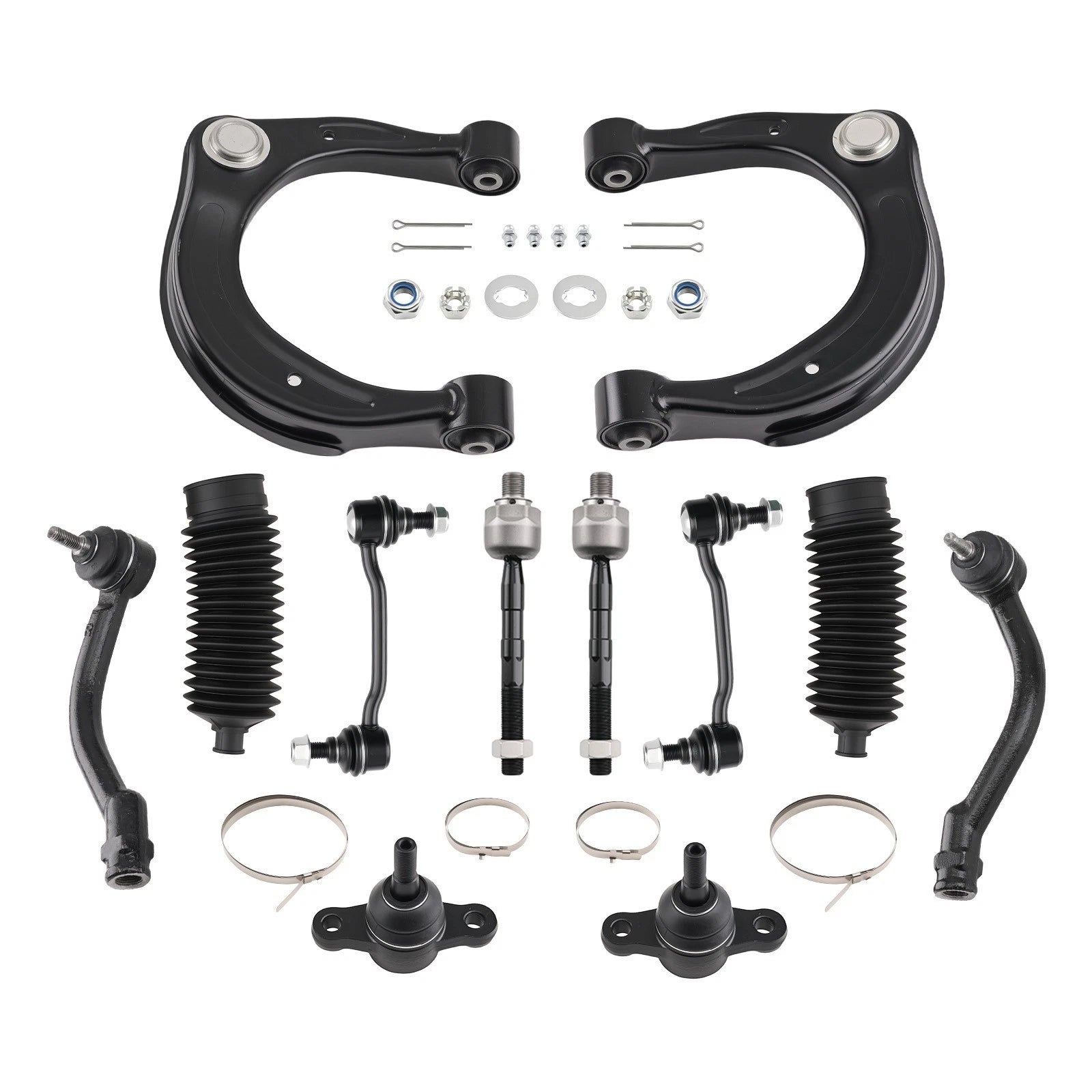 12pc Front Upper Lower Control Arm Ball Joint for Hyundai Azera Sonata (2006–2008)