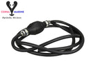 Universal Fuel Line Assembly for Outboard Motors (3/8'' Hose Barbs)