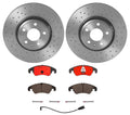 Brembo Front Brake Kit Ceramic Pads & Xtra Disc Rotors 320mm for Audi A4 A5 (2009–2020)