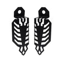 Universal Fork Dust Shock Absorber Spring Covers for Motorcycle ATV - Black