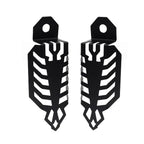 Universal Fork Dust Shock Absorber Spring Covers for Motorcycle ATV - Black