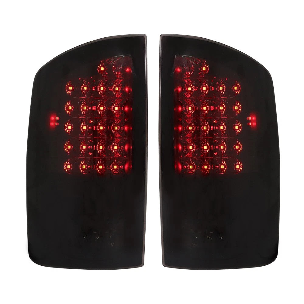 Set of 2 LED Tail Lights Housing Black for Dodge Ram 1500 2500 3500 (2002–2006)