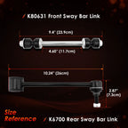 Set of 4 Front Rear Sway Bar Links for Chevy Tahoe Suburban 1500 Avalanche Yukon (2000–2006)