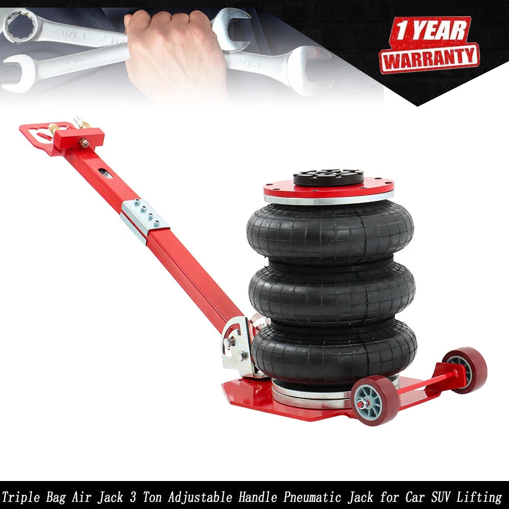 3 Ton Pneumatic Air Jack for SUV Car Lift (Adjustable Handle)