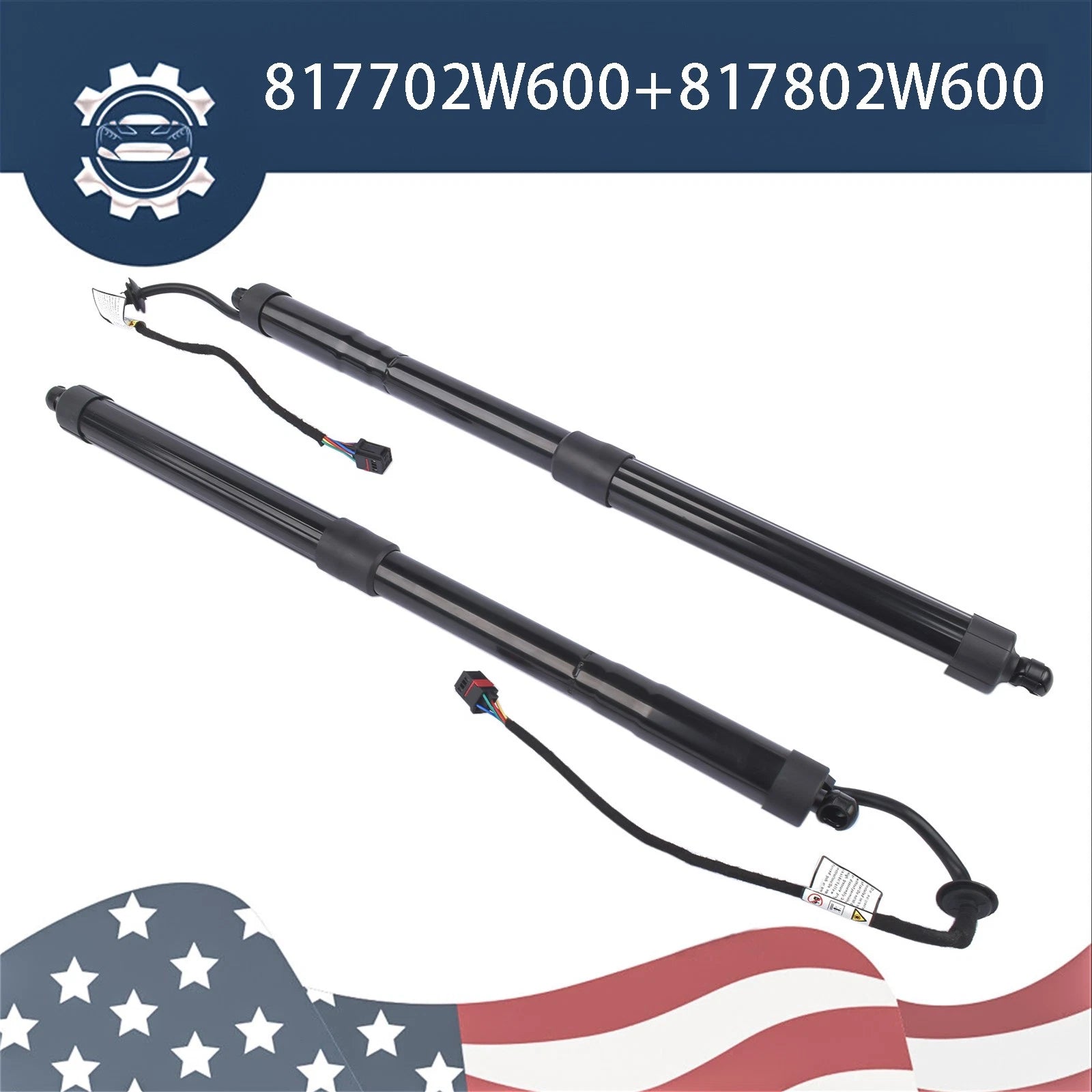 Set of 2 Tailgate Power Lift Supports for Hyundai Santa Fe Sport (2015–2018)