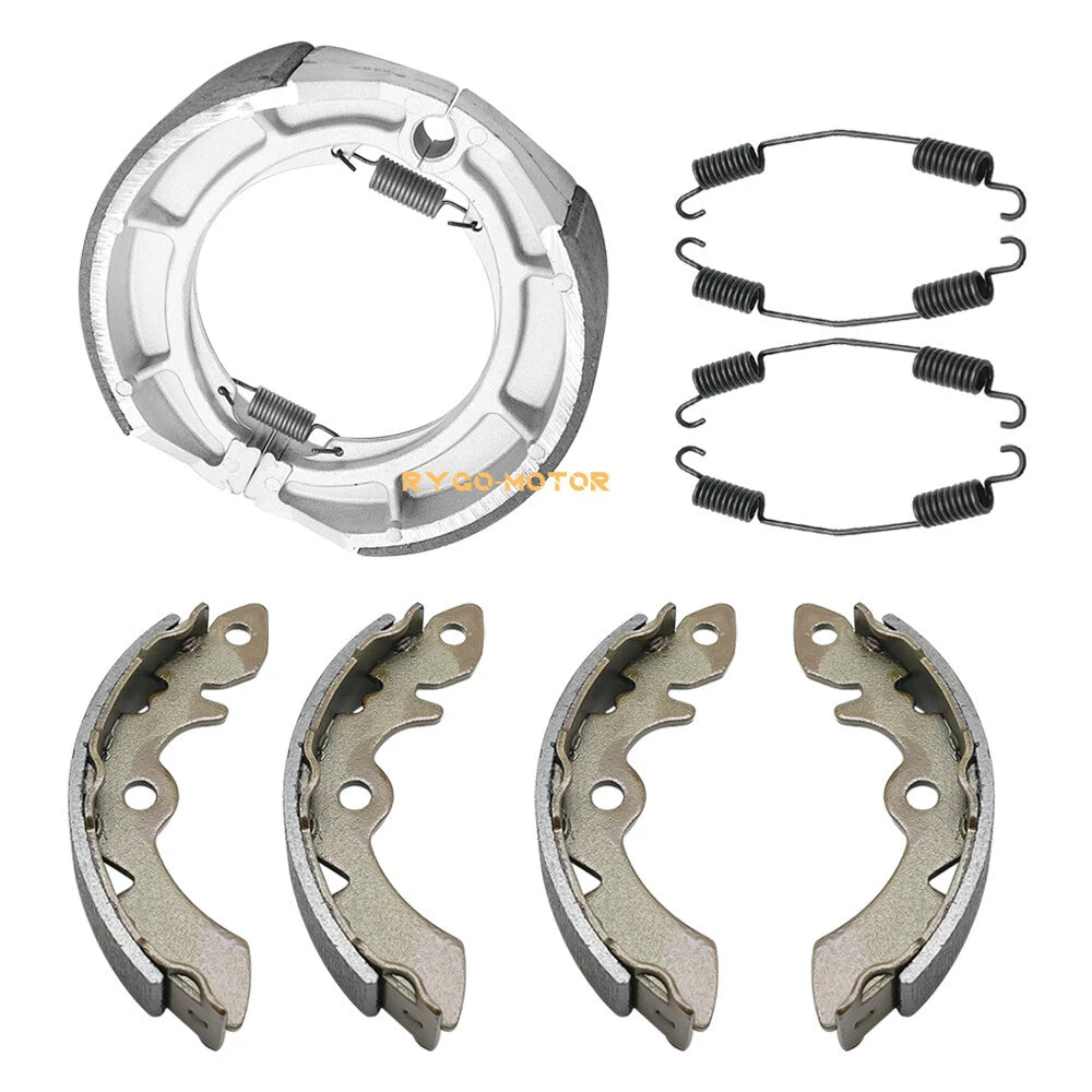 Front & Rear Brake Shoes for Suzuki LT250EF LT300E QuadRunner 250 300 (1985–1989)