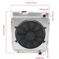 3 Row Radiator with Shroud Fan for Ford Mustang (1964–1966) & Mercury Comet (1960–1965)