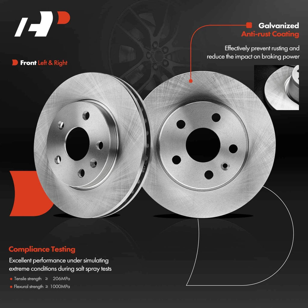 Front Disc Brake Rotor & Pad Set for Chevrolet Malibu (2016–2023)