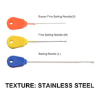 Set of 4 Carp Fishing Boilie Baiting Needles for Perfect Rigs