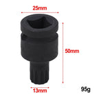 2 x Screw Removal Sleeve with 3/8" Square Driver for Car