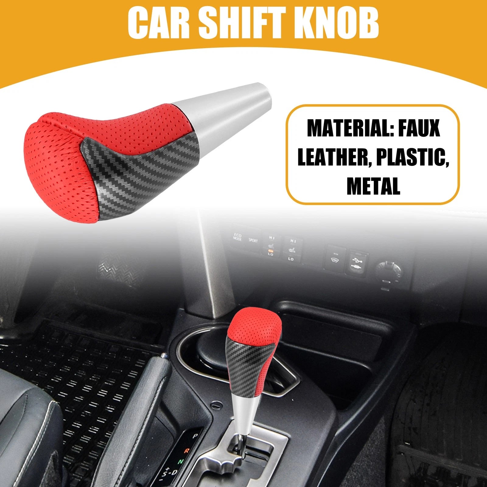 Gear Shift Knob for Toyota Tundra (2007–2021) Red