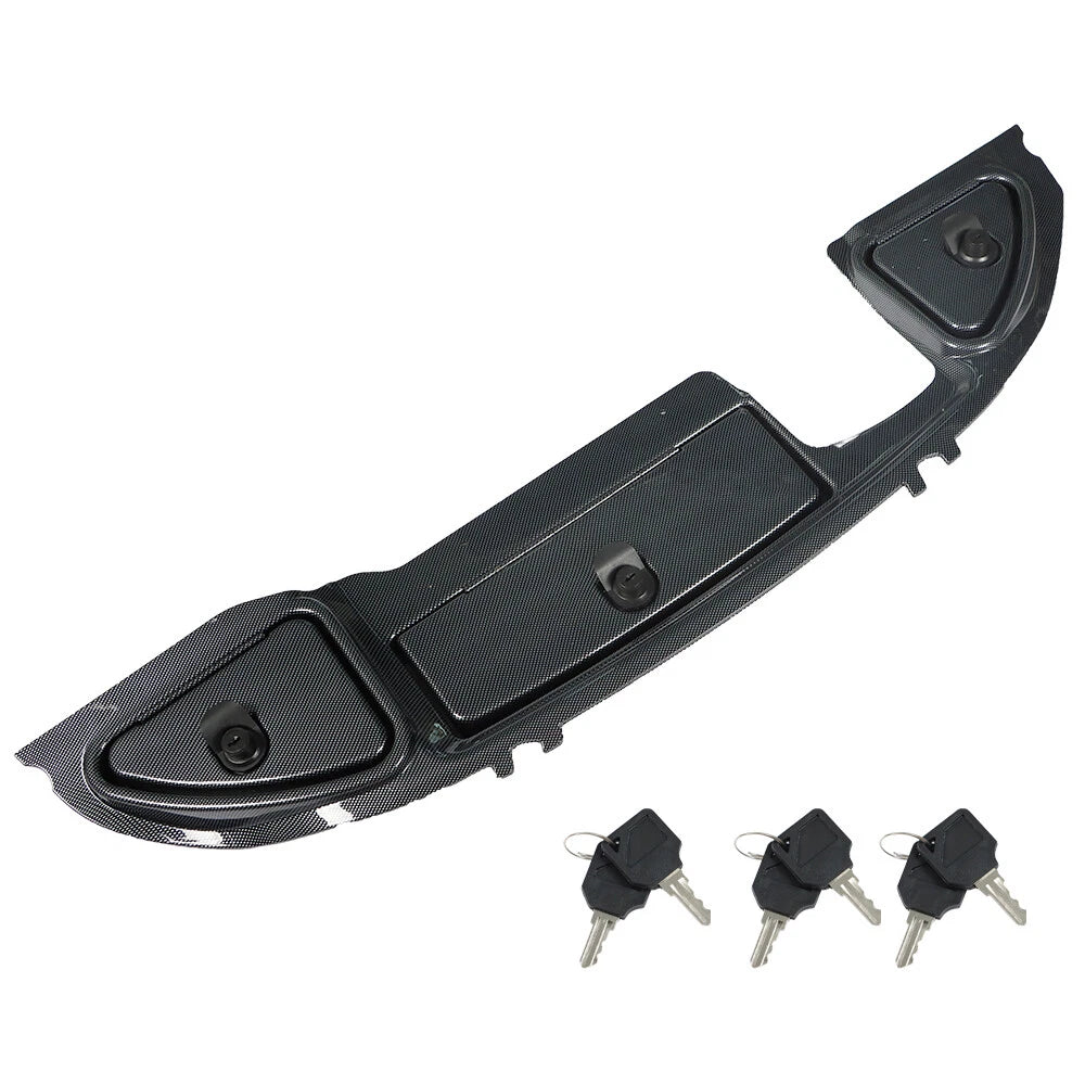 Carbon Fiber Dash with Locking Doors for Club Car Precedent (2008.5–Present)