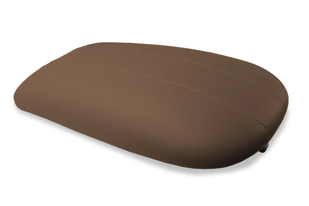 Console Lid Pull Over Cover Leather for Ford Expedition (1997–2002) Dark Beige