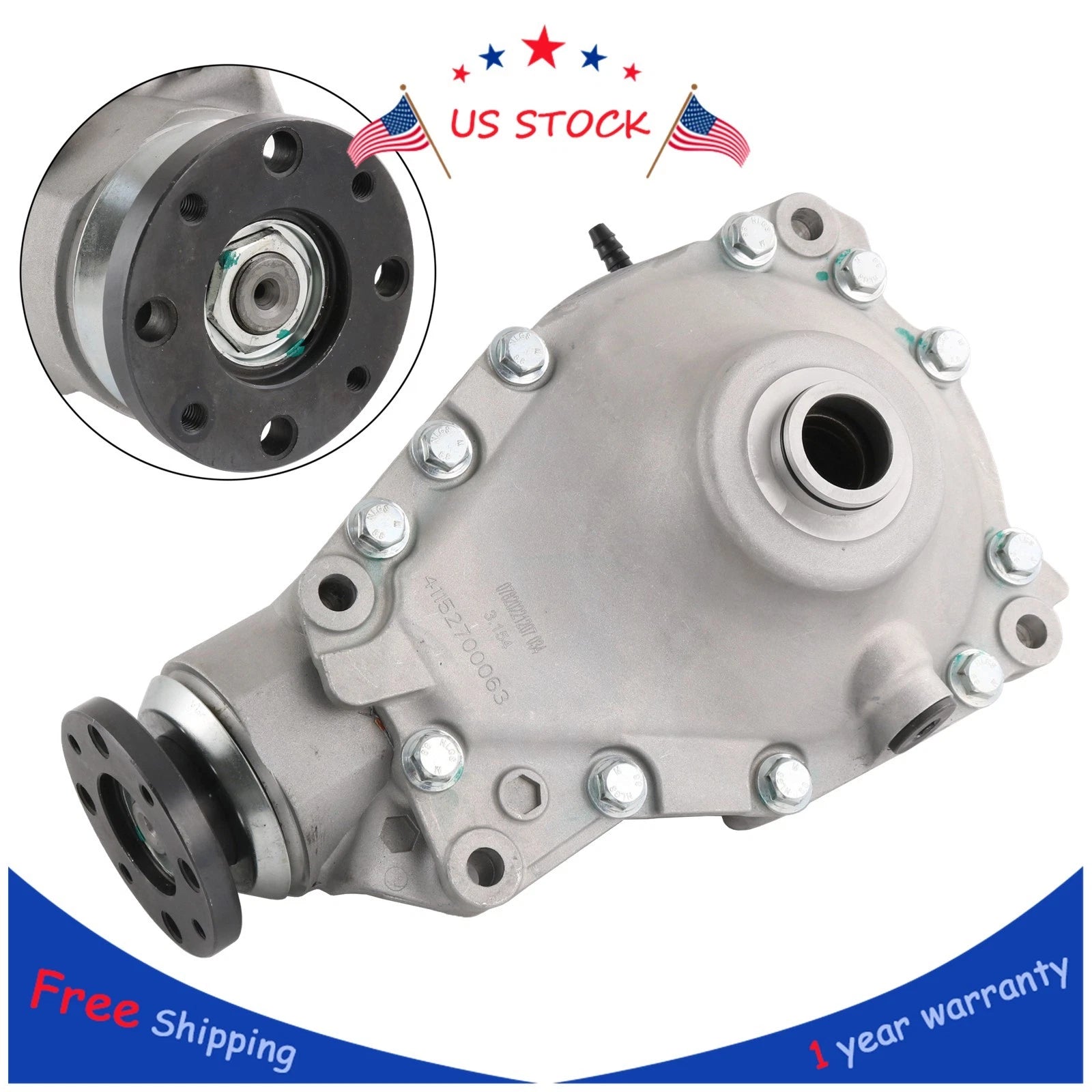 Front Differential Carrier Assembly for BMW X3 (2011–2017) 3.73 Ratio