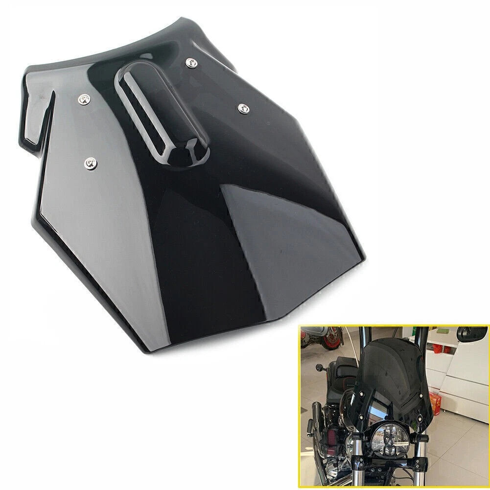 1pc Black Windscreen Deflector with Bracket for Honda CB1000R (2018–2020) & CB650R (2019–2020)