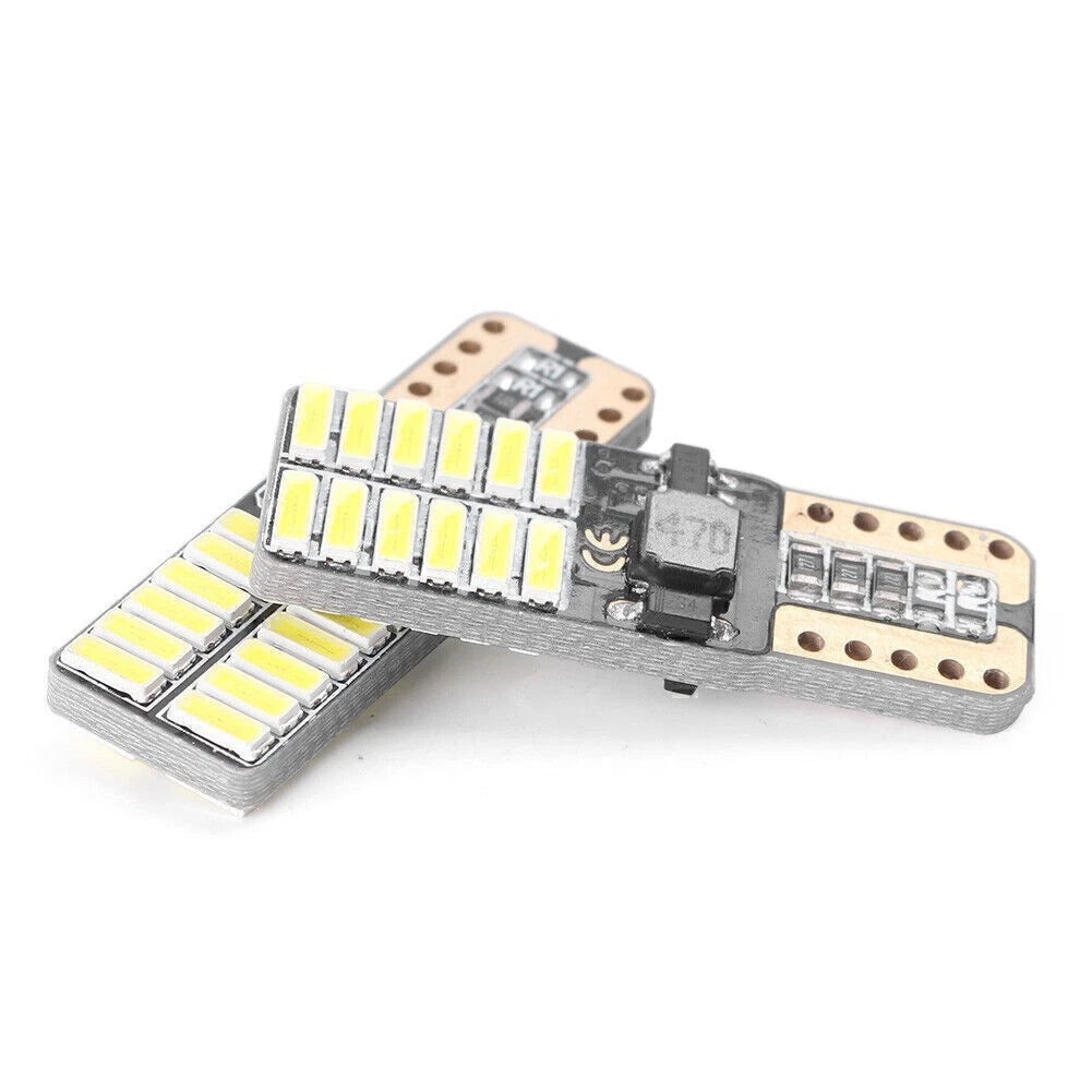 Set of 2 LED Side Marker Lamps T10 W5W 4014 for