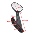 Mirror Set Left & Right for Piaggio X9 180 Amalfi X9 125 200 (2000–2003)